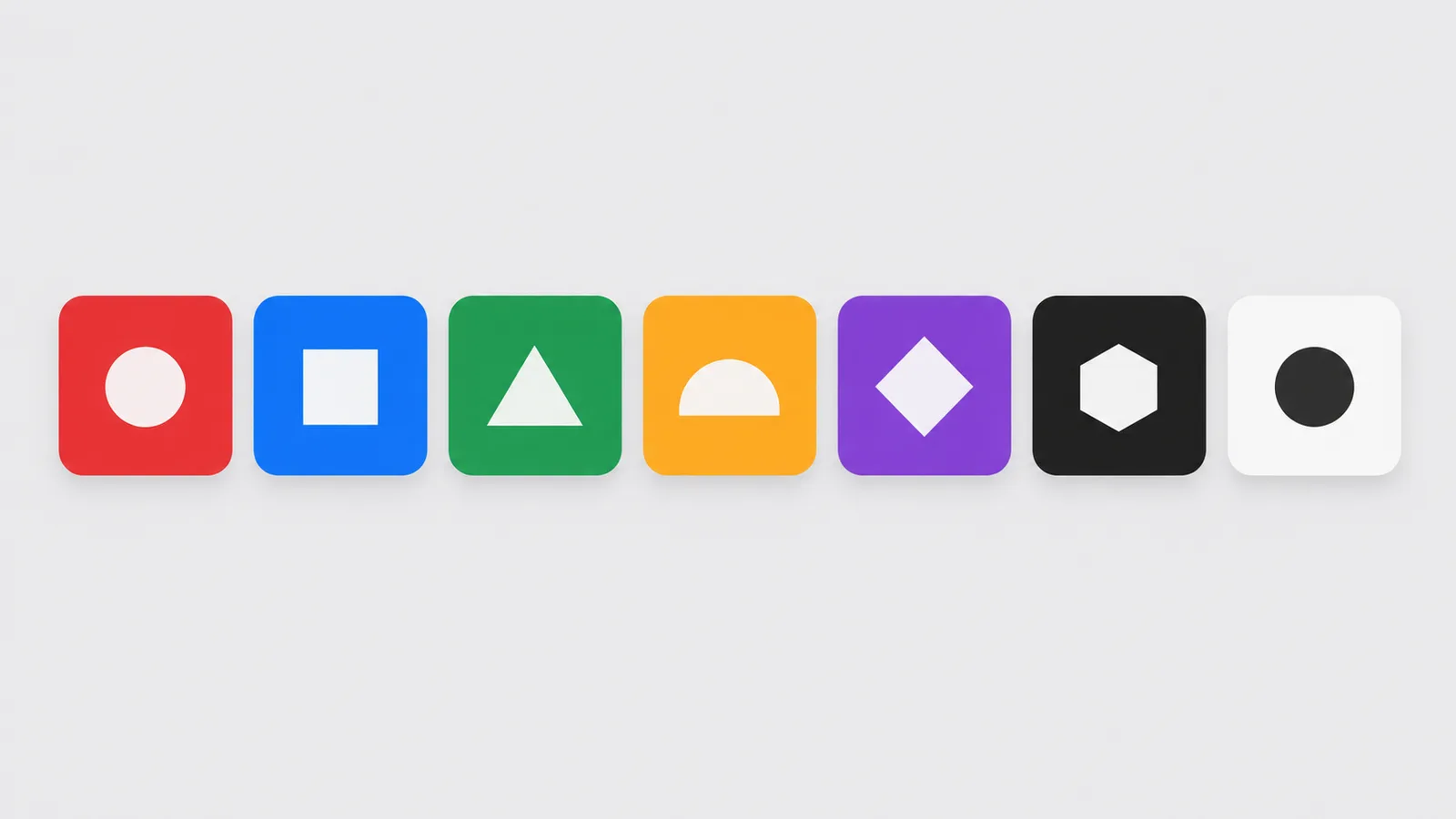 Muestras de paletas de colores para logos con su significado habitual