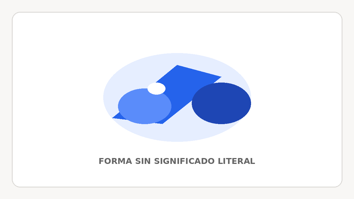 Ejemplo original de logo abstracto con forma curva azul