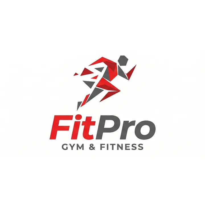 Logo geometrico para FitPro